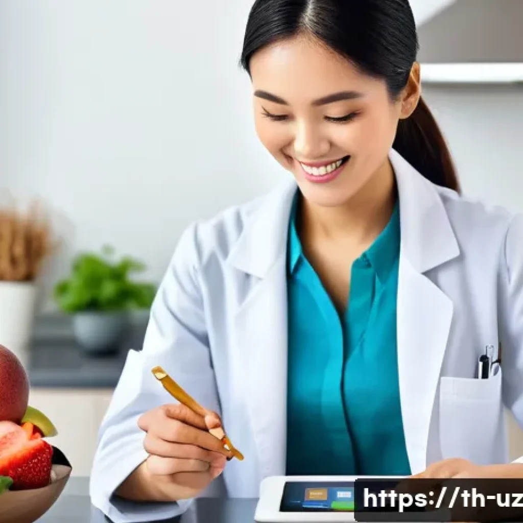 맞춤형 영양으로 당뇨 예방하기 - **Personalized Nutrition Consultation for Diabetes Prevention**
A bright, clean, and modern clin...